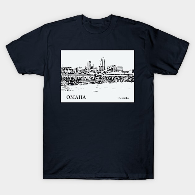 Omaha - Nebraska T-Shirt by Lakeric